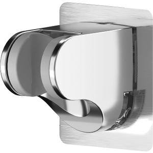 KAIYING Self Adhesive Handheld Shower Head Mount, Adjustable Angle RV & Bathroom Wand Holder, Universal ABS Chrome Bracket
