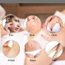 Double Wax Pot Warmer Professional - At Home Waxing Kit Digital For All Hair Types - Eyebrow, Facial, Bikini etc. (White Double Pot)