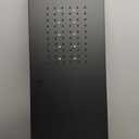 ROVATE 5 in 1 LED Rainfall Waterfall Shower Panel, Matte Black