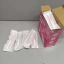 (40-Pack) Calvana White Drip Sticks for Females, Drip Stick Absorbing Sponge, Awkward Essentials, Soft and Comfortable Design, Long Handle Easy Grip, Individually Packaged (0.79*5" 8-point Star40pk)