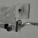 Delta Velum 14 Series Square Bathtub and Shower Faucet Set, Chrome Shower Head and Handle Set, Valve Trim Kit, Chrome T14437 (Valve Not Included)