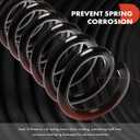 2 x A-Premium Front Suspension Coil Spring Set Compatible with Honda