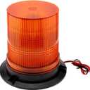 Amber Led Strobe Lights, 12-48V Warning Emergency Flashing Beacon Lights, 3 Modes Waterproof Flashing Safety Warning Lights for Trucks, Cars, Bus, Tractor, Mower, ATV, Golf Carts, UTV