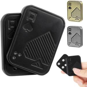 Fidget Toys Adults, Metal Magnetic Fidget Slider, EDC Poker Cards Fidget Toy, Sensory Desk Toys Fidget Clicker, Cool Gadgets for Anxiety and Stress, Unique Gifts for Men ADHD Adults Teens