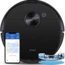 ECOVACS Deebot N8 Pro Robot Vacuum and Mop, Strong 2600Pa Suction, Laser Based LiDAR Navigation, Smart Obstacle Detection, Multi-Floor Mapping, Fully Customized Cleaning, Self Empty Station Compatible