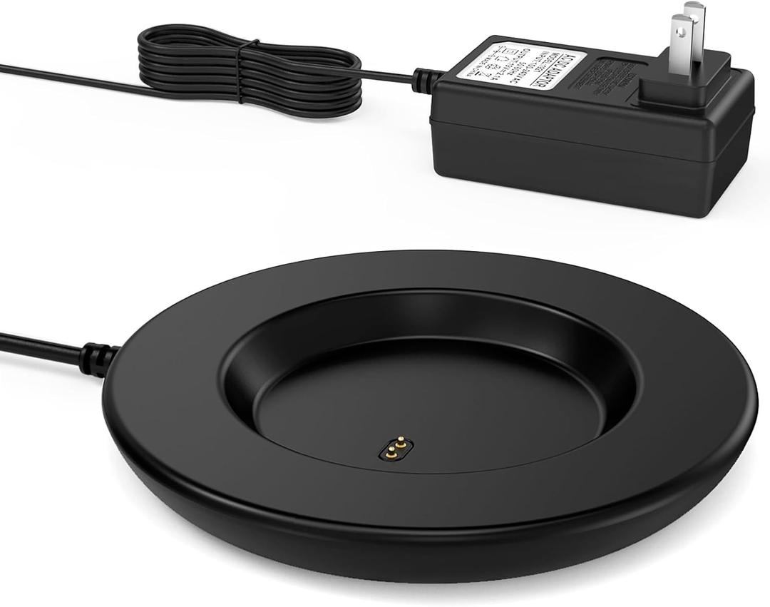 Replacement Charging Coaster 2 for Temperature Control Smart Mug 2,Mug1,Cisain Mug Power Cord Compatible with Em/BER Smart Cups (Black)