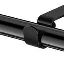 Small Curtain Rods for Windows 30" to 60" 5/8 Inch Standard Decorative Black Curtain Rod with Brackets Easy to Install for Bedroom Living room Kitchen