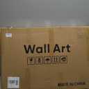 Framed Abstract 3D Textured Wall Art for Living Room, 3 Piece Modern Neutral Artwork for Walls, Brown White Geometric Sandstone Textured Painting for Bedroom, Home Office Decor-Total Size 30x60 Inch