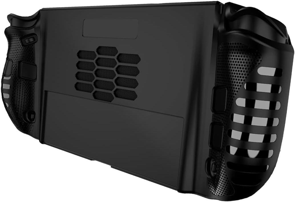 Case for Lenovo Legion Go 2 Handheld, WUNIAK Thin Slim Lightweight TPU Protective Cover, Scratch-Proof & Durable Rubber Shell Compatible with Original Bracket for Legion Go2 Game Console (Black).