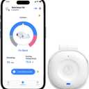 Babytone Smart Baby Monitor Sleep Clip, Baby Breathing Monitors with Alarm Rollover and Overheating, Real-Time Temperature TrackerRechargeable Long Battery Life, with Free App for 0-24 Months Infant