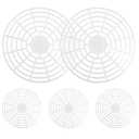 MUCKLILY 5-Pack Fermenting Press Tool for Wide Mouth Jars Reusable Mesh Pickle Press Plate Vegetable Fermentation Accessory for Flavor Extraction and Home Use