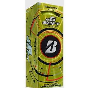 Bridgestone e6 Soft Golf Balls (Yellow,3pk) 1 Sleeve 2025 NEW