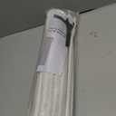 No Tools No Drill Cordless Roman Shades for Indoor Windows 100% Blackout, for Window Size 36" W 48" H White