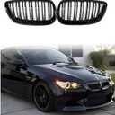 Qitian ABS Gloss Black Front Replacement Kidney Grill for BMW 3 Series E92 & E93, 2006-2009