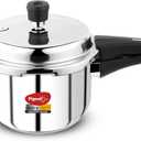 Pigeon Pressure Cooker  3 Quart  Inox Stainless Steel Outer Lid Induction Base  Cook delicious food in less time: soups, rice, legumes, and more  3 Liter