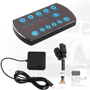 Throttle Response Controller, 10 Drive Modes Smart Electronic Racing Accelerator, Fit for Ford F150 F250 F350 F450 F550 Explorer Mustang Bronco Ranger Edge Fusion Taurus Focus Land Rover Mazda (861-F6)