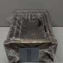 Farmhouse Antique Black Wooden Crate for storage,Rustic Decorative Boxes,Set Of 3 Nesting Wooden Storage Crates For display,Handmade Natural Solid Wood Box (Rustic Black)