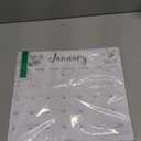 Aesthetic 2025-2026 Magnetic Calendar for Refrigerator, 21-Month Fridge Calendar Magnet from October 2025 to June 2027, Greenery Design for Easy Organizing