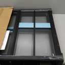 NeatiEase 2 Pack Shed Windows with Black Frame, 24 x 27 Flush Mount Small Window with Tempered Glass and Fiberglass Screen for Shed, Chicken Coop, Playhouse, Household, Garage