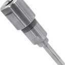 Yakamoz 1/4 Inch Shank Router Collet Extension Milling Cutter Bit Rod Chuck Extender Adapter Extends an Additional 2-1/4" for 1/4" Router Bits Only