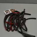 20FT Weather Stripping Door Seal - Self Adhesive Weather Insulation Strip Weather stripping Silicone D Shaped Seal Strip Door Frame Gap Filler/Window Soundproofing (Black)