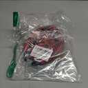 5 Pcs Plaid Headband Set - Padded Scrunchies Bow, Christmas Hair Clips Accessories for Girls (Red)