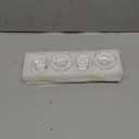 Hewory Glass Taper Candle Holders: 4 PCS Candlestick Holders Clear Short Tapered Candle Holder Set - Candle Stick Holder Decor for Table Centerpiece Wedding Party Advent Christmas Home Decorations