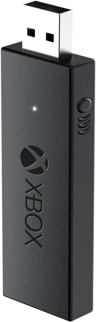 Wireless Adapter for Xbox One Controller Works with PC, Laptops, Tablets, Windows 7 8 10, Compatible with Xbox One, One S, One X, Elite 1, Elite 2 Controller - Low Latency (Black)