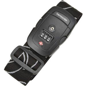 Samsonite Luggage Strap, Black, Combination Lock
