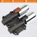 GTSP Transmission Dual Linear Solenoid with Gasket Compatible with Accord 03-07 CRV 02-11 Acura RSK 02-06 TSX 04-08 Replace for #28260-PRP-014 90428C