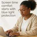 IBOANN Chic & Comfy Blue Light Glasses for Women - 3-Pack Round Frames, Screen-Ready Style with UV Protection Coating