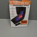 DR. BRACE® Elite Elbow Brace Support, Breathable Elbow Compression Sleeve with Gel Pad for Golfer's, Tennis Elbow & Tendonitis Treatment & Pain Relief 2024 (Black, Medium)