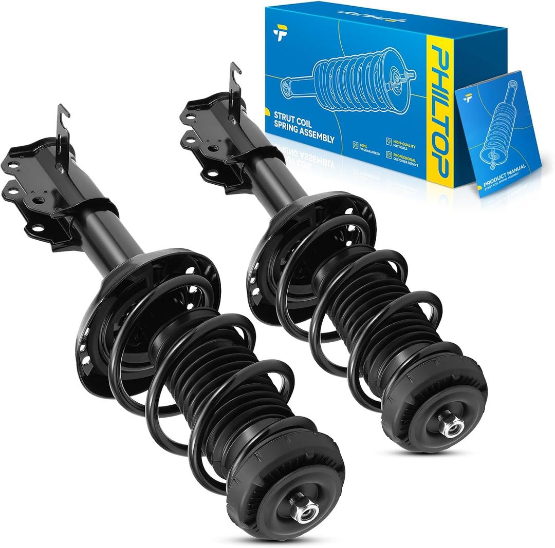 PHILTOP Front Complete Struts Assembly with Coil Spring Compatible with 2011-2012 Cruze Replaces OEM# 272627/272626,2pcs - Quick Loaded Suspension
