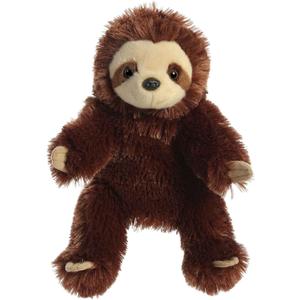 Aurora Interactive Hand Puppet Sloth Stuffed Animal - Storytelling Adventures - Playful Learning - Brown 11.5 Inches