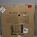 29.5-40.5" Baby Gate for Stairs, Dog Gate for Doorways, Walk Thru Auto Close Metal Baby Safety Gate for The House, Stairs and Doorways, Child Gate Pressure Mounted, Pet Gate for Dog Indoor - Black