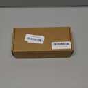 YCXNBHH Tea Bag Organizer, Wood Tea Bag Holder with 2 Slots, Wide Compartments for Tea Bags, Tea Caddy, Tea Bar Accessories, Black