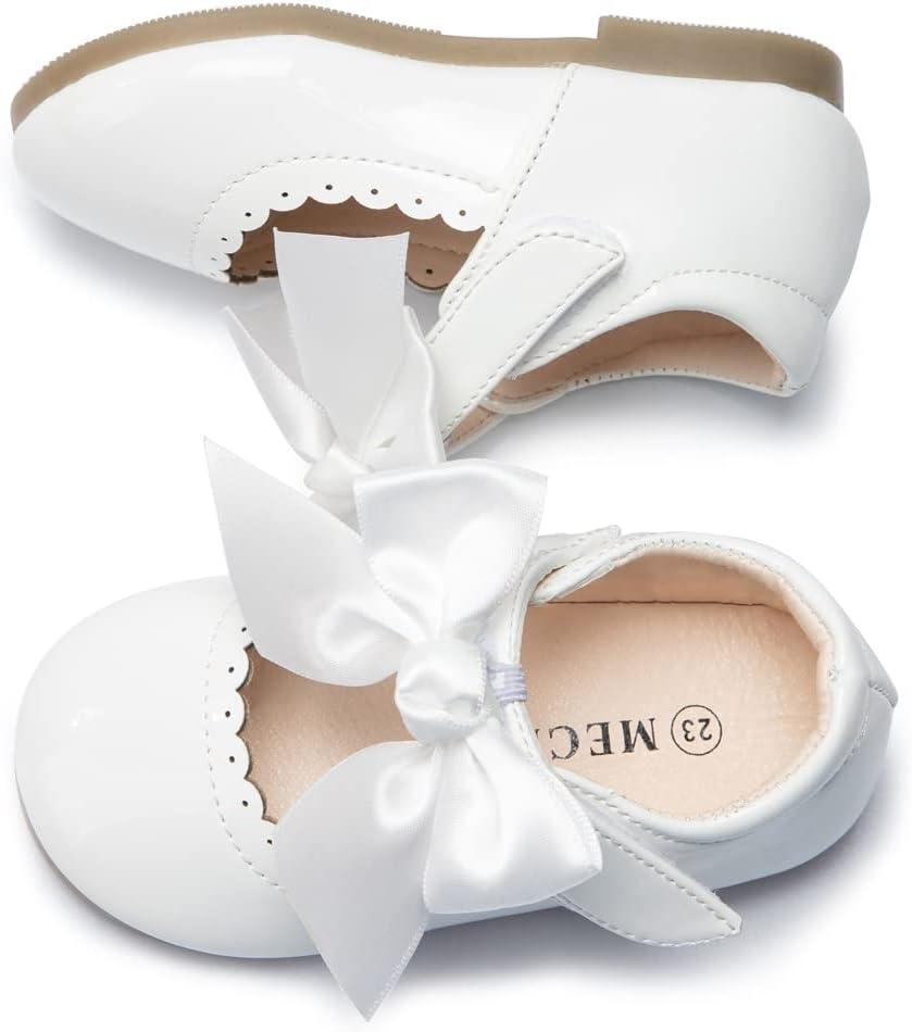 Mary Jane Little Girls Dress Shoes Toddler Baby Ballet Flats Flower Girls Wedding Party Bow Princess Kid Shoes (8.5 Toddler) Mary Jane Little Girls Dress Shoes Toddler Baby Ballet Flats Flower Girls Wedding Party Bow Princess Kid Shoes (8.5 Toddler)