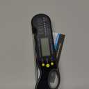 Instant Read Meat Thermometer, Fast and Accurate Digital Food Thermometer with Magnet, Backlight, Waterproof for Cooking, BBQ, Grilling, Baking, Smoker, Candy Making (Black)