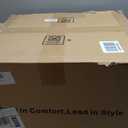 Homguava 5FT Bean Bag Chair Giant BeanBag with Memory Foam Filled, Comfy Bean Bag Chairs for Adults, Adult Bean Bag Chair with Dutch Velvet Cover for Living Room Bedroom-Black (5FT-50"x50"x24")