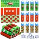 Hosuly 12 Pcs Football Cooling Towels Golf Baseball Sports Cooling Towel Football Party Favors Breathable Portable Ice Towel Bulk Fast Drying Microfiber, 32 x 12 in for Sport Team Birthday Gift