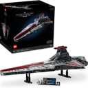 LEGO Star Wars Venator-Class Republic Attack Cruiser, Ultimate May The 4th Collectibles, Series Building Set with Captain Rex Minifigure, Star Wars Fan Gift, Stress Relief Clone Wars Activity, 75367, Large