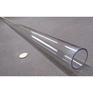 Polycarbonate Round Tube 1 3/4" (1.75") OD x 1 1/2" (1.50") ID x 1/8" Wall x 72" (More Length Options)
