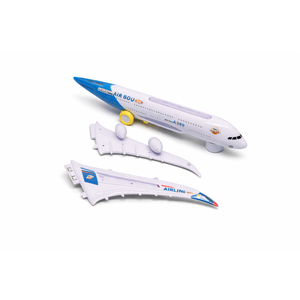 Kidsthrill Airplane Toy with Bump & Go, Flashing Lights & Sounds  For Boys & Girls Age 312