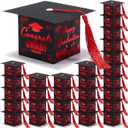 COTOPHER 36 Pack Mini Graduation Cap Gift Boxes with Tassel, Class of 2026 Graduation Candy Boxes Centerpieces for Tables Party Decorations, Small Treat Chocolate Box Graduate Favors Supplies
