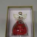 Valentines Day Rose Gifts for Her,Fresh Flowers for Delivery,Birthday Gifts for Women Mom,Preserved Flowers in Glass Angel Figurine,Mothers Day Rose Gift for Mom Grandma,Light Up Red Gift Valentines