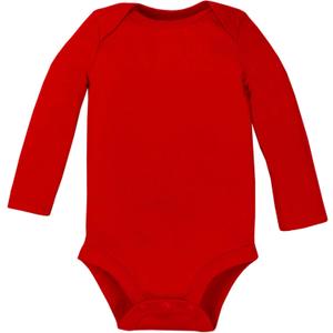 Lamaze Organic Unisex Short Sleeve Bodysuit | Red | 3M