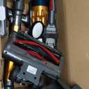 Cordless Vacuum Cleaner, 600W/50KPA, Max 70 Mins Runtime, Self-Standing Vacuum Cleaners for Home, Anti-Tangle Stick Vacuum, Smart Display Vacuum Cordless with 1.8L Cup for Pet Hair/Carpet (Gold)