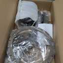 Vintage Wood Pendant Light Fixtures, Modern Farmhouse Walnut Dining Room Chandelier, Mid-Century Ceiling Mount Hanging Light Fixture for Kitchen, Bedroom, Living Room, Foyer, Art Decor, Black (Bottle Shape)