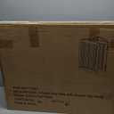 PAWLAND Wooden Freestanding Foldable Pet Gate for Dogs, 24 inch 3 Panels Step Over Fence, Dog Gate for The House, Doorway, Stairs, Extra Wide (White, 24" Height-3 Panels)