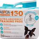 ASPCA Scented Puppy Pads, Dog Training Pee Pads, Absorbent Potty for Dogs, Quick-Drying Leakproof Large with Odor Control Gray, 50 Count - (XL 28 x 30)